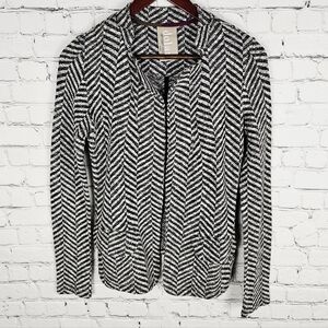 LEFT COAST COLLECTION by DOLAN | chevron open front blazer